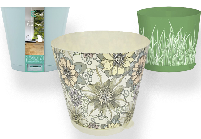 Новинка! Горшки Easy Grow с прикорневым поливом