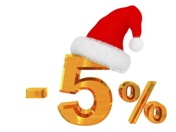 Новогодняя скидка -5%